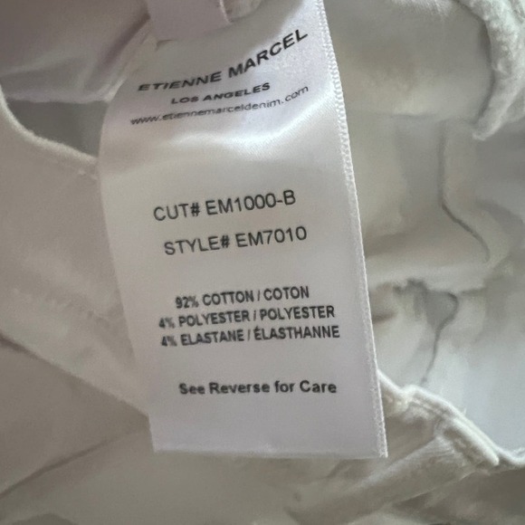 Etienne Marcel EM7010 White Skinny Jeans Size 28 NWOT - Picture 8 of 9